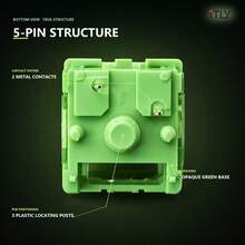 Set Aksesori Keyboard Mekanik Linear Qingning Switch 30 50 72 Buah untuk Pembuatan Kustom, Penggantian Hot Swap, DIY Gaming dan Pengaturan Pengetikan. - View 7