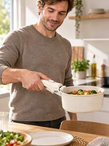 1pc Ergonomic Detachable Pot Handle, Outdoor Tableware Detachable And Replaceable Handle, Universal Anti-Scald Pot Clip, Kitchen Accessory, Handle, No Food Contact - View 7