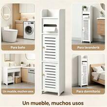 Over-The-Toilet Storage - White - View 5