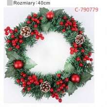 E-Commerce Christmas Christmas Wreath Decorations Window Sto - A - View 14
