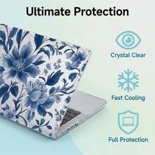 1 قطعة بطانية حماية شفاف من الكريستال مقاوم للصدمات، مناسب ل- MacBook/Matebook، بطانية صلب من البولي كربونات شفاف بالكامل مع فتحات تهوية، ملائم تمامًا لغطاء الكمبيوتر المحمول، متوافق مع 13 Neo/13.3 Air/13.3 Pro/13.6Air/14.2 Pro/15Air/16.2Pro/D16/14 Ultra - مشاهدة 3