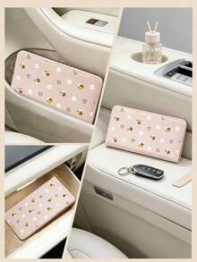 Bees & Daisies Car Registration & Insurance Document Holder – Vehicle Glove Box Organizer, Auto & Truck Storage Accessory, Ideal For Storing Important Papers, Driver Licenses, Passports, Cards, Small Auto Accessories And Other Documents. - Multicolor - View 9