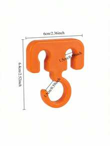 Tarp Rope Hook, Portable Camping Gear, Tent Guyline Storage Hook, Outdoor Multi-Function Hanging Ring - Multicolor - View 8