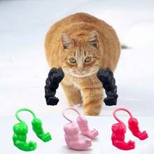 1pc Pet Muscle Arm Neck Accessory, Muscle Style Green Bicep Design Cat Dog Costume, Funny Photo Prop Novelty Toy - Multicolor - View 5