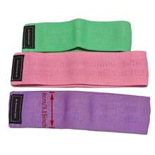 1pc/3pcs/6pcs Elastic Hip Band Yoga Resistance Band Wide Fitness Leg Loop Band Suitable For Circle Squat Training Outdoor Gym Hip Training Resistance Band - Multicolor - View 13