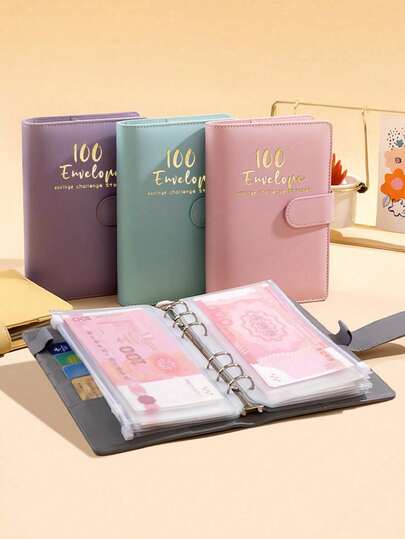Dompet Uang Multifungsi dengan 5 Kantong Resleting, Klip Kulit PU, Cocok untuk Pengelolaan Uang Tunai, Anggaran Keluarga, dan Manajemen Keuangan Pasangan; Menggabungkan Fungsi Dompet Koin, Klip Uang Tunai, dan Buku Catatan Keuangan, Alat Pengorganisasian Uang Tunai Kapasitas Besar, Sempurna sebagai Hadiah Natal atau Ulang Tahun.
