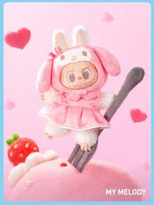 Pop Mart Labubu THE MONSTERS X Sanrio Family Series - Liontin Boneka Vinyl (1 Kotak Buta Acak) - MultiWarna - View 6