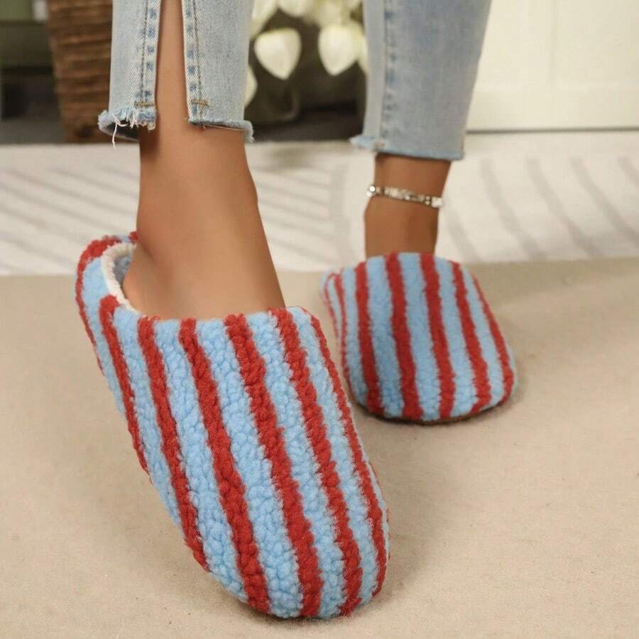 Women Home Slippers - Blue - View 1