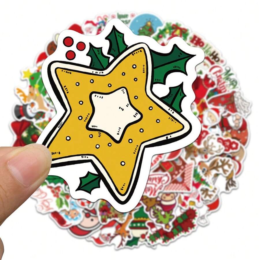 50pcs Cute Cat Themed Aesthetic Decorative Stickers, Vinyl Stickers For ...