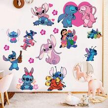 1 buah Stiker Dinding Dekoratif PVC Perekat Diri Kartun Disney Stitch, Tahan Air untuk Rumah - View 4