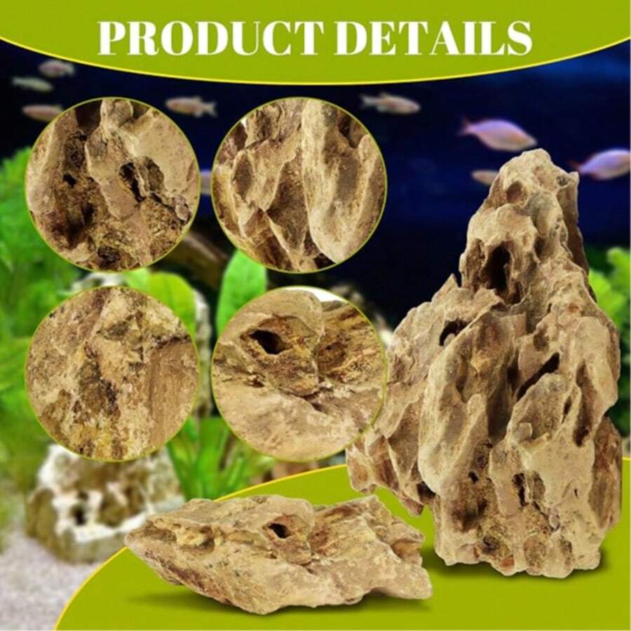 Đá rồng tự nhiên phù hợp cho bể cá, bể thủy sinh, bể bán cạn, chuồng bò sát và cảnh quan sân vườn - Xem 1