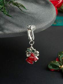 CIZME 1pc Cute Christmas Fake Belly Ring For Women,Santa Claus Hat,Christmas Tree Non Piercing Belly Button Rings Fake Navel Rings For Christmas Party Gift - Fake Belly Ring - View 8