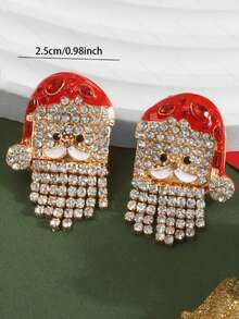 1 Pair Vintage Quirky Ghost Earrings, Halloween Style - Multicolor - View 3