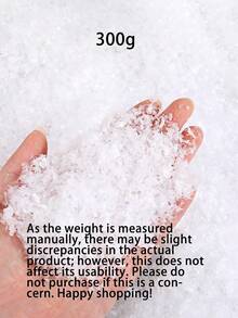 Shiny Artificial Snow - Classic Plastic Fake Snow, Suitable For Christmas Decoration, Crafts, Winter Village Scenes And Holiday Party Decor - Holiday Atmosphere Theme Party, Snowflake Decoration, Winter Scene Creation, Fluffy Texture - Multicolor - View 12
