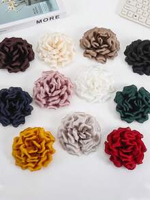 Holiday Wedding Season Men's And Women's Formal Suit Accessories Brooch Popular Versatile Solid Color Brooch Bag Belt Pin - Rose - View 3