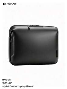 REMAX BAG‑35, Laptop Bag, Waterproof And Shockproof Slim Laptop Sleeve With Multiple Compartments, Compatible With 13.3‑14 Inch Laptops, Perfect For Office, Business, And Commuting - View 4