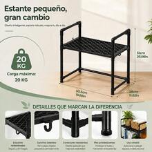 Microwave Oven Stand - White - View 6