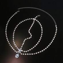 Bohemian Fashion Chain Hair Accessory Chain, Shiny Jewelry Accessory For Women, Suitable For Banquet, Party And Dance - Silver - View 3