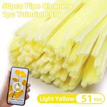 101 Pcs DIY Chenille Stem Set + Video Tutorial– 31 Colors Encrypted Chenille Stems, 30cm Fuzzy Pipe Cleaners – Suitable For Valentine's Day, Party Decoration, Christmas Decor And More– High Quality – Adult Crafts And Commercial Use - Monochrome - View 26