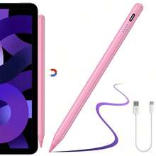 1pc Universal Capacitive Stylus Pen, Tablet/Phone Touch Screen Pen, Rechargeable Capacitive Pencil, Compatible With IPhone/HarmonyOS/Android Systems - Multicolor - View 11