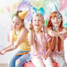 somoving 6/12pcs Colorful Bubble Wand Set, Dinosaur Shaped, Suitable For Birthday, Wedding, Party Decoration, Fun Party Supplies, Random Style - Multicolor - View 2