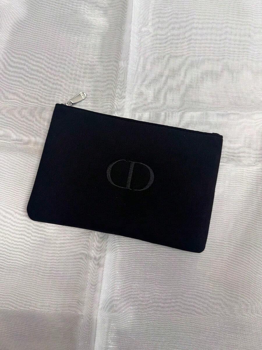 Dior Black Handbag, Makeup Bag, Portable Storage Bag, Daily Carry Storage Bag, Wallet - Black - View 1
