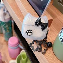 Black Polka Dot Bow