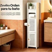 Over-The-Toilet Storage - White - View 10