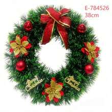 E-Commerce Christmas Christmas Wreath Decorations Window Sto - A - View 9