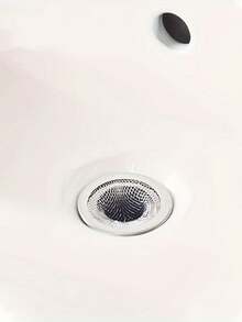 2/4/5/8pcs Stainless Steel Drain Protector, Multi-Function Hair Catcher Filter, Rust-Proof And Easy To Clean, Suitable For Bathroom Hygiene - Multicolor - View 8