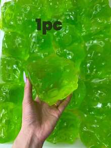 Glacier Jumbo Clear Cheese Ruirui Squishy Toy, Multi-Sensory Soft Mochi Squeeze Stress Relief Toy, Slow Rebound, Anxiety Relief Hand Sensory Toy - Multicolor - View 25