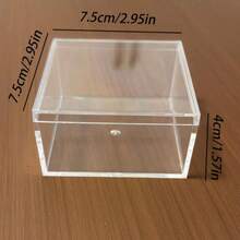 Transparent Acrylic Dust-Proof Jewelry Storage Box - multicolor - View 2