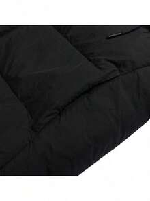 Adidas Women's Cotton & Down ESS 3S P D HO Minimalist Comfortable Down Jacket KH3978 (80% Down, 20% Feather) - Black - View 4