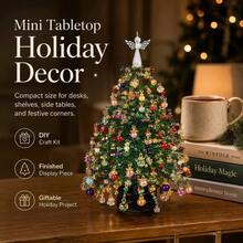 1PC-New DIY Beaded Christmas Tree Kit Handmade Craft Material Pack Christmas Decoration Desktop Ornament-Anime Gift-Anime Merchandise-IP-Birthday Gift- Gift-Christmas Gift(Light String Not Included, Product Link Does Not Include Light String) - Multicolor - View 1