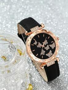 2 Pcs A Stylish And Versatile Matching Watch Set For Couples-An Ideal Holiday Gift For A Boyfriend Or Girlfriend That Is Both Practical And Special. - Multicolor - View 4