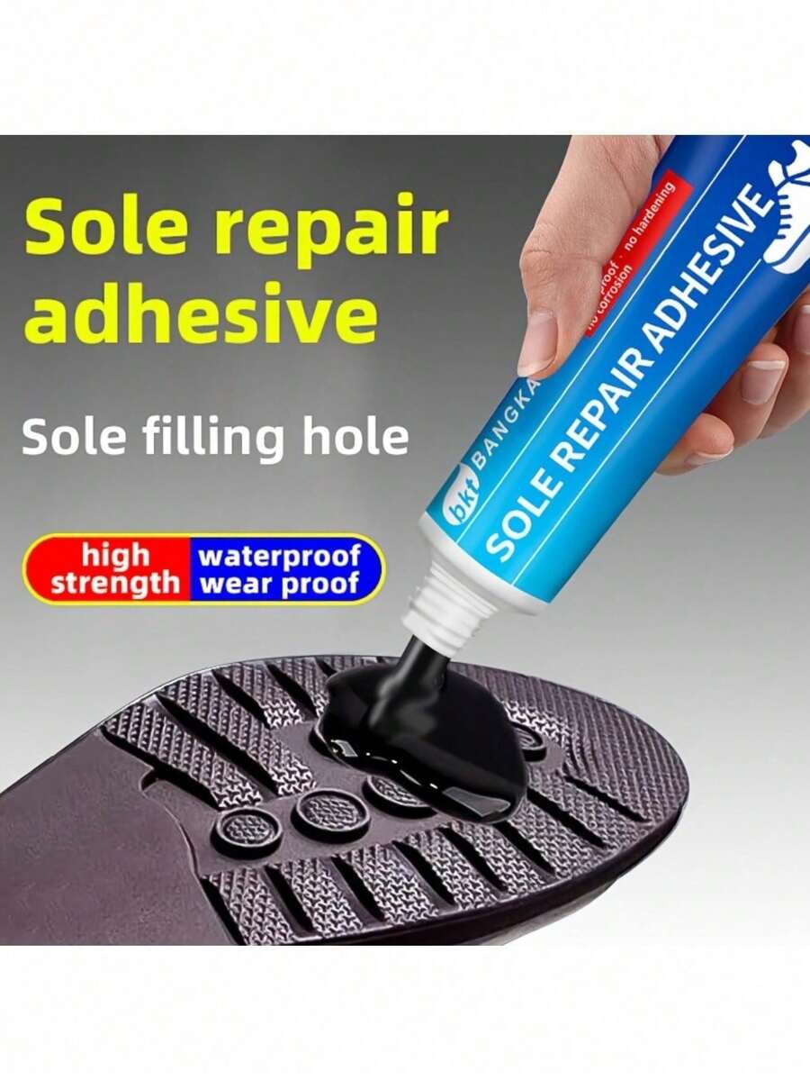 Shoe Sole Repair Glue/Repair Shoe Sole Wear, Holes, Tears, Wear-Resistant Waterproof With Operation Tools