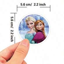 Disney 50pcs Frozen Sticker Cartoon Anime Stitch Elsa‌ Anna‌ Kristoff Olaf Image Stickers Suitable For Suitcase Laptop Notebooks And Diaries PVC Waterproof - Multicolor - View 2
