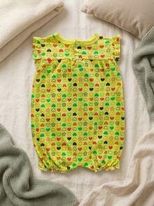 Baby Girls Rompers - Yellow - View 2