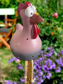 1PC Garden Decor Ornament, Resin Big-Eyed Chicken Hanging Pendant, Cute Chick Hanging Decoration, Yard Decor Craft - Garden Ornament - View 15