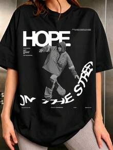 This Shows A Stylish Collage Poster Featuring Jhope FromBTS In A Hooded Jersey Alongside Promotional Visuals From His Hope On The Street Project - Black - View 11