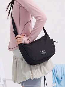 CAMEL CROWN Unisex Outdoor Waterproof Bag, Convertible One Shoulder Crossbody Bag - Black - View 2