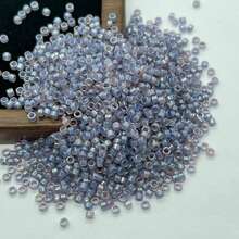 30g/Pack, Approx. 1800pcs, 2.5mm Glass Seed Beads, Oily Dyed Core Series, Suitable For Handmade DIY Charm Bracelets, Pendants, Jewelry & Accessories Making - 2.5mm 109A Oil-dyed Core 19 Colors - View 10