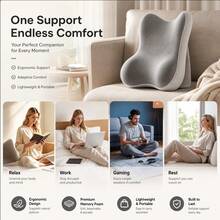 Adjustable Wedge Pillow, Ergonomic Bed Backrest Reading Pillow, Height Adjustable Back Support Cushion With Breathable Cover, Memory Foam Pad, Suitable For Bedroom Reading, Watching TV And Daily Relaxation - Color-block Cushion - View 5