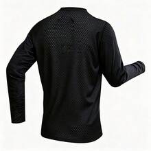 Fashionable Men's Gradient Long Sleeve T-Shirt, Outdoor Sports Top, Fitness Running Training - Green - View 3