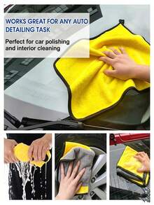 15/10/5/1 buah Handuk Pembersih Mikrofiber Ajaib, Tidak Menggores, Lembut, Sangat Menyerap, Cepat Kering, Dapat Digunakan Kembali, Cocok Untuk Dapur, Kamar Mandi, Mobil, Perangkat Elektronik, Kacamata, Keran, dan Lainnya. Cocok Untuk Membersihkan Keran, Handuk Pembersih, Kain yang Dapat Dicuci - A - View 10