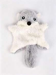 1PC Cute Plush Flying Squirrel Cat Toy, Soft Realistic Small Animal Cat Teaser Toy, Cat Interactive Toy, Indoor Cat Hunting And Boredom Relief Toy - Grey - View 8