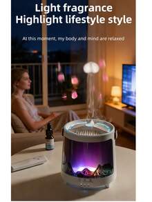 ENSSU 300ML Ultrasonic Aurora Essential Oil Diffuser, Jellyfish Shaped 7-Color Light Aromatherapy Machine, Cool Mist Humidifier, Timer And Smart Waterless Auto-Off Function, Suitable For Home Bedroom Office Yoga Aromatherapy Humidifier, Home Decor, Ideal Gift - Multicolor - View 10