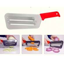 1pc Dual Blade Vegetable Slicer & Shredder, Cabbage Shredder, Peeler, Multi-Function Kitchen Slicing & Shredding Tool - Multicolor - View 9