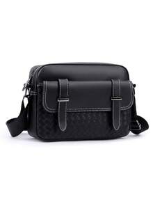 PU Crossbody Bag Unisex Japanese Style Ins Fashion Multifunctional Phone Small Shoulder Bag Casual Minimalist Backpack Camera Bag Side Bag Holiday - Crossbody Bag - View 13
