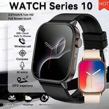 GUHUAVMI 2026 New Universal GPS Smart Watch Series 10, Unisex, Built-In High-Precision GPS Positioning, 2.01" Full Touch Screen, Supports Bluetooth Calling, Voice Assistant, Reminder Function, Fashionable Wearable Design, 178+ Sport Modes, Compass, Fitness Tracker, Activity Tracker, GPS Sports Tracking, IP68 Waterproof, Outdoor Sports Smart Watch, Compatible With Android And IOS, Best Gift For Friends And Family - Multicolor - View 2